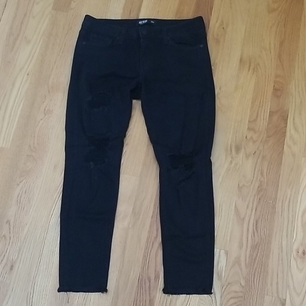 Just Black distressed skinny jeans
